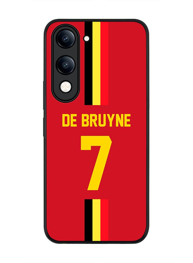 For vivo Y04 / Y29t 5G Case,Slim fit Camera Protection, Shockproof Thin Phone cover  - Football - Belgium,  De Bruyne